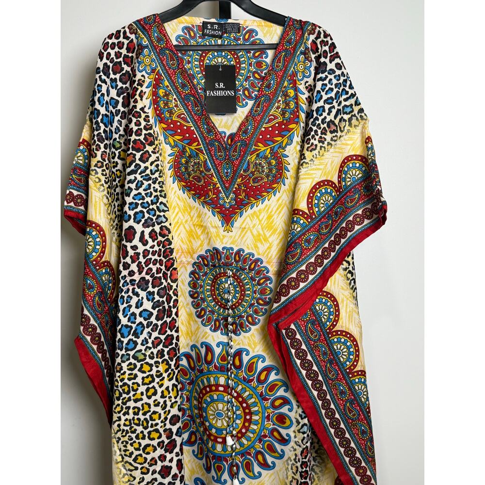 Kaftan Dresses for Women Beach Coverups, One Size Kaftans - Picture 2 of 5